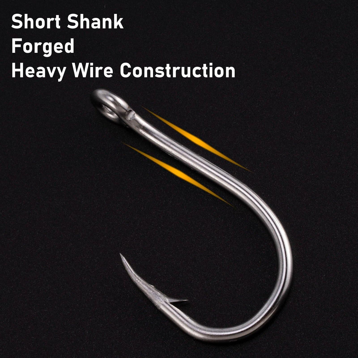 Dr.Fish 50pcs Heavy Duty Live Bait Hooks  1/0-10/0 - Dr.Fish Tackles