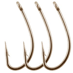 Dr.Fish 100pcs  Gold/Silver Fly Tying HooK #12-#22