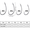 Dr.Fish 100pcs  Gold/Silver Fly Tying HooK #12-#22