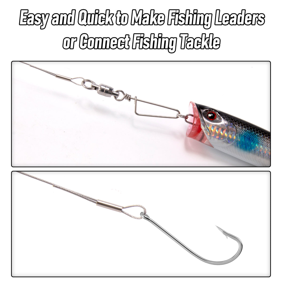 Dr.Fish 32.8ft Fishing Wire Fishing Leader