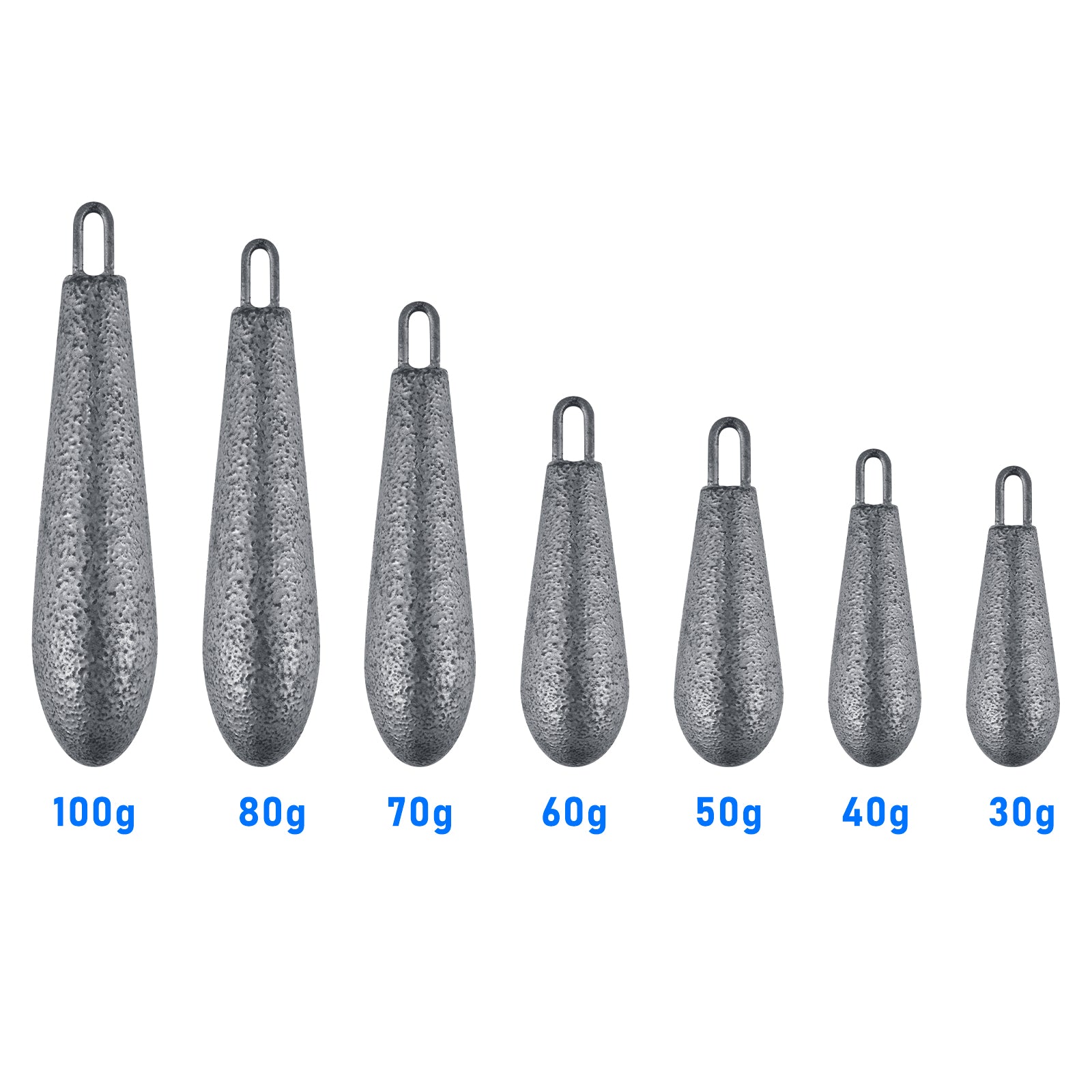Dr.FishTapered Steel Fishing Weight 30g100g Dr.Fish Tackles