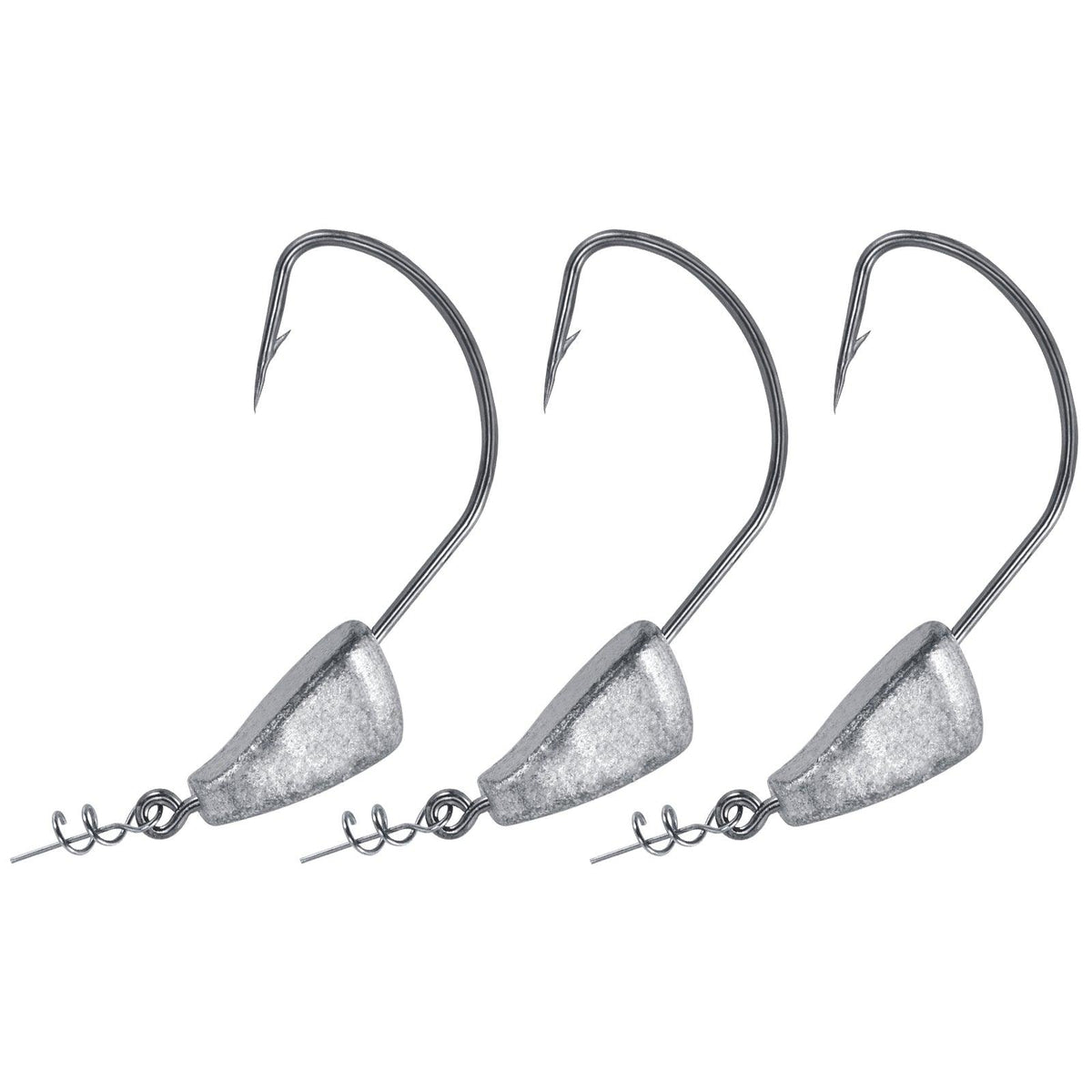 Dr.Fish 10pcs Worm Hooks Texas Jig Head 1/8-3/4oz - Dr.Fish Tackles