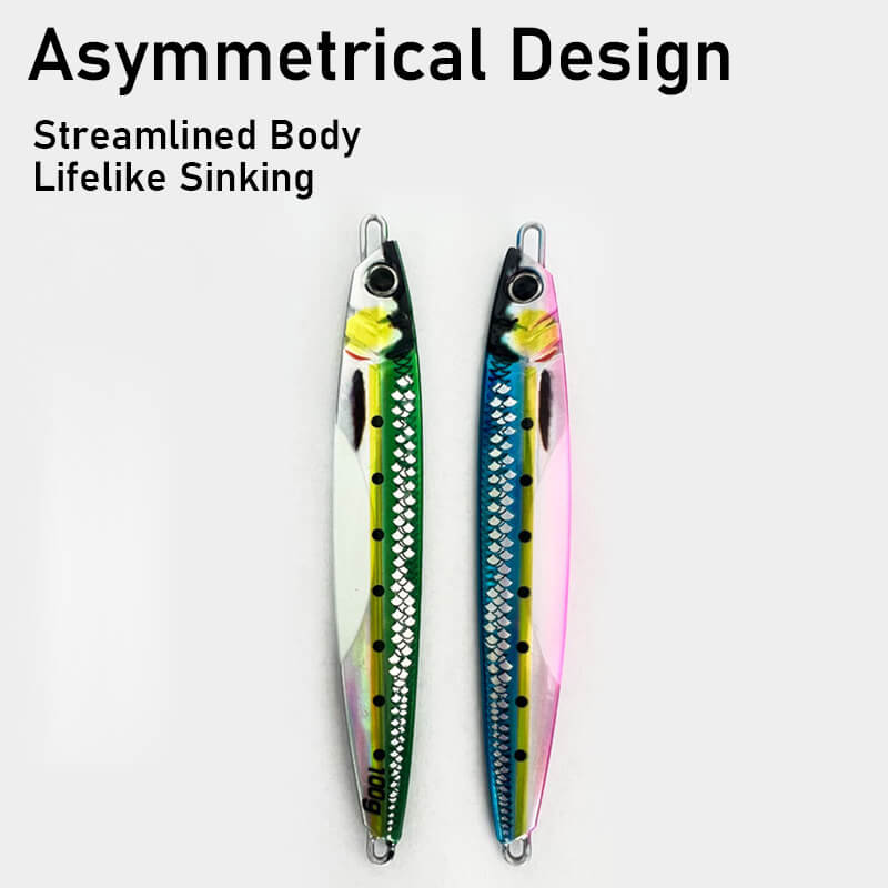Dr.Fish Metal Vertical Jigging Lure 60g to 200g