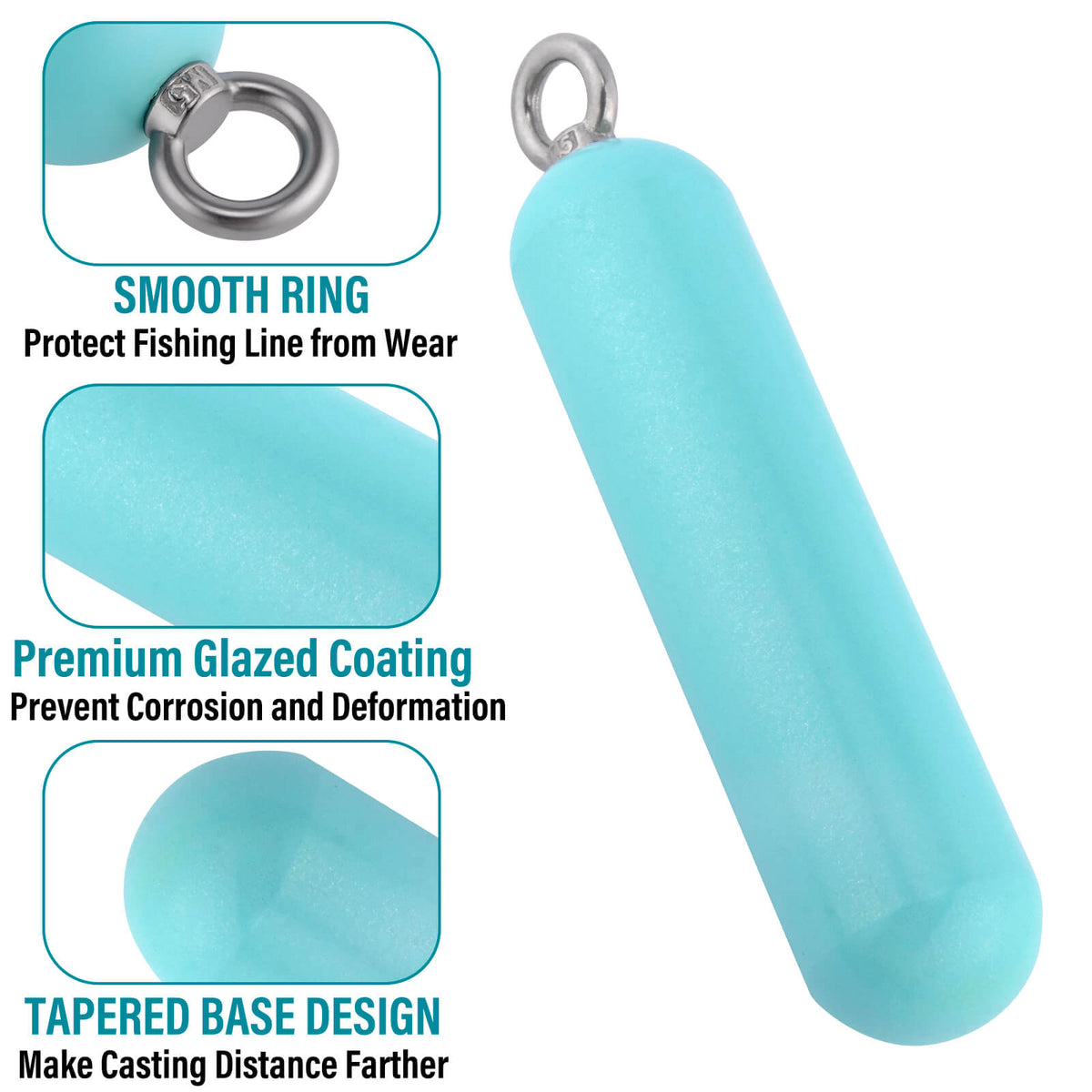 Dr.Fish Lead Free Deep Drop Weights 7oz-35oz