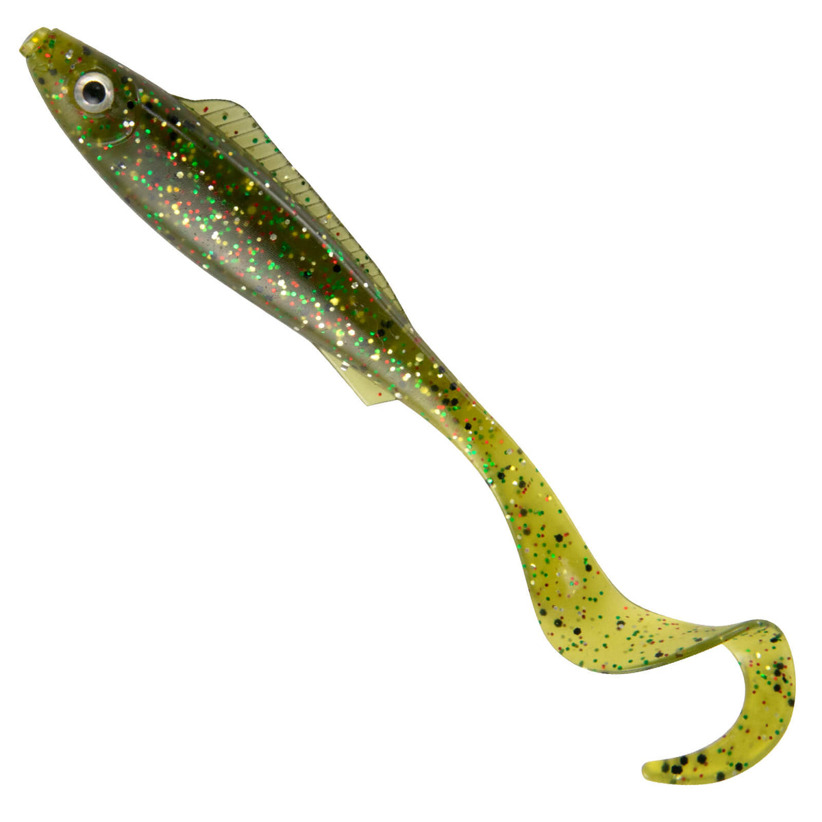 Dr.Fish 20pcs Grub Worm Soft Baits 3.7"
