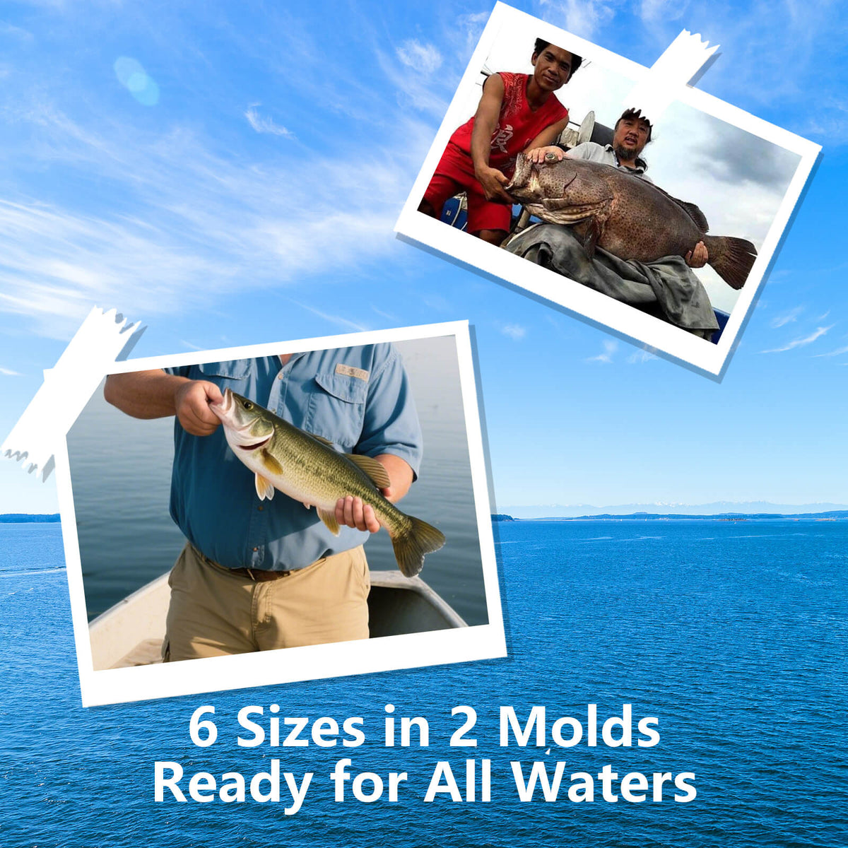 Dr.Fish Bank Sinker Mold for DIY Fishing Weights