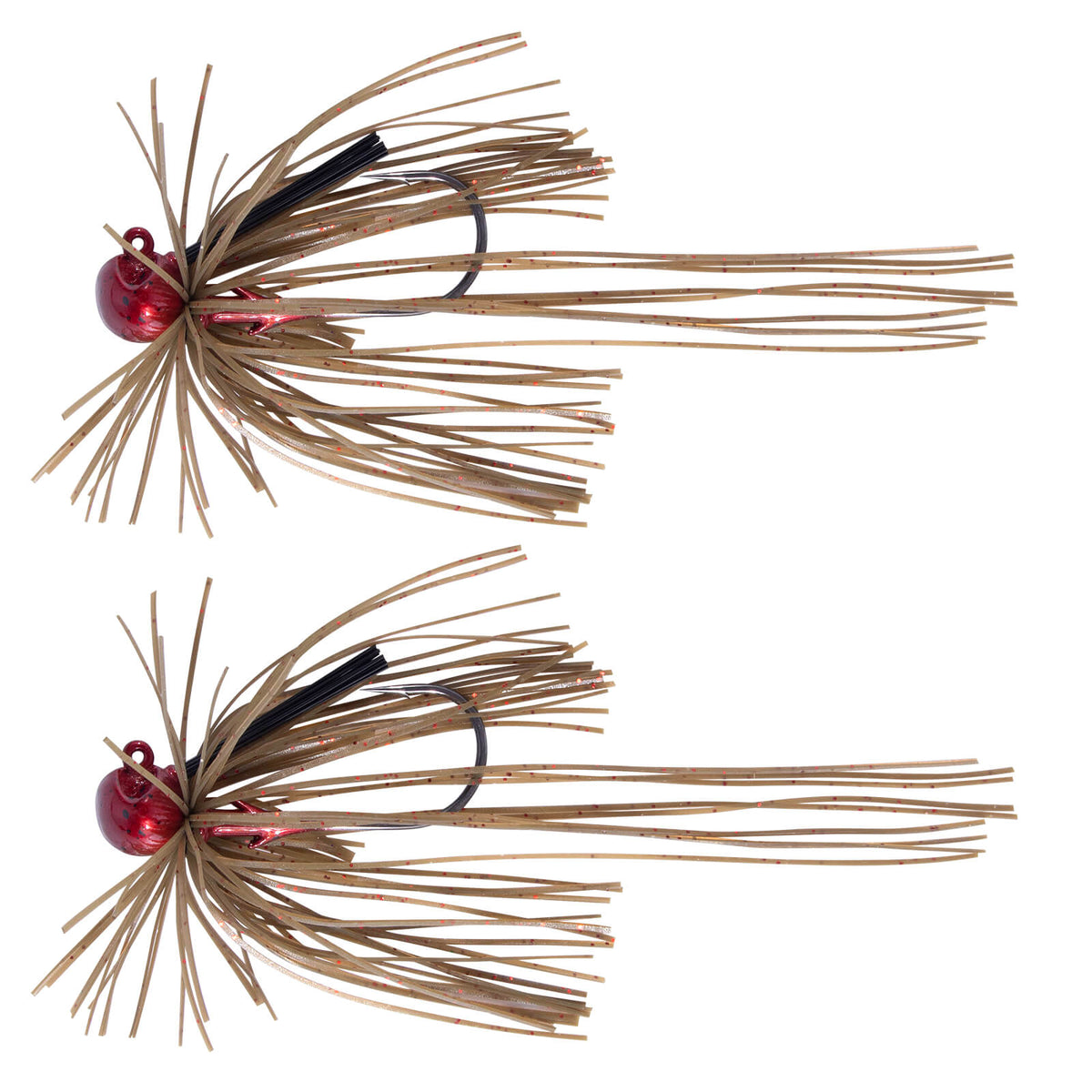 Dr.Fish 2pcs Football Jigs with Silicone Skirts 3/16oz–3/8oz
