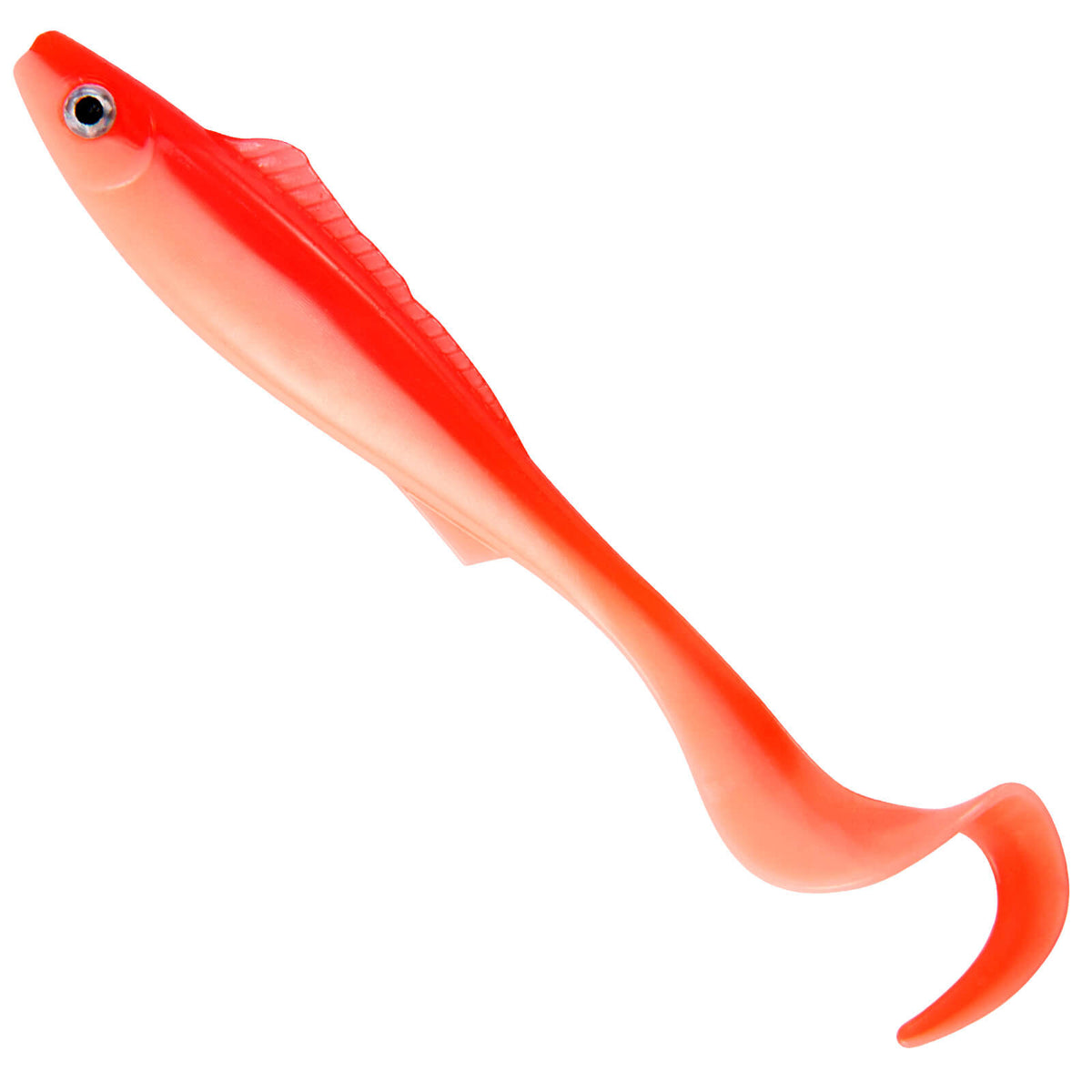 Dr.Fish 20pcs Grub Worm Soft Baits 3.7"