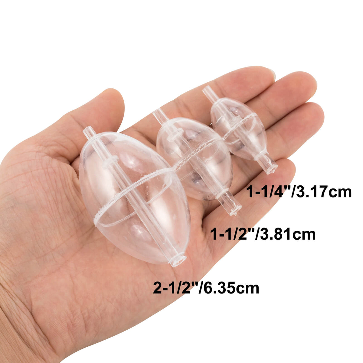 Dr.Fish 10pcs Fishing Slip Cast Floats 3 Sizes