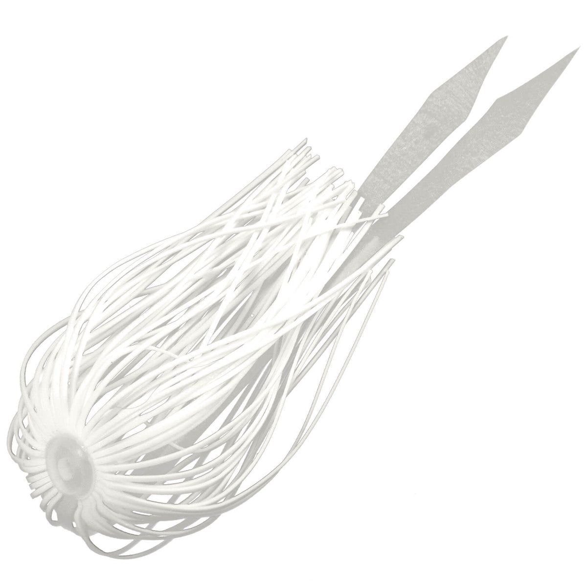 Dr.Fish 15pcs Replacement Jig Umbrella Skirts with Tail
