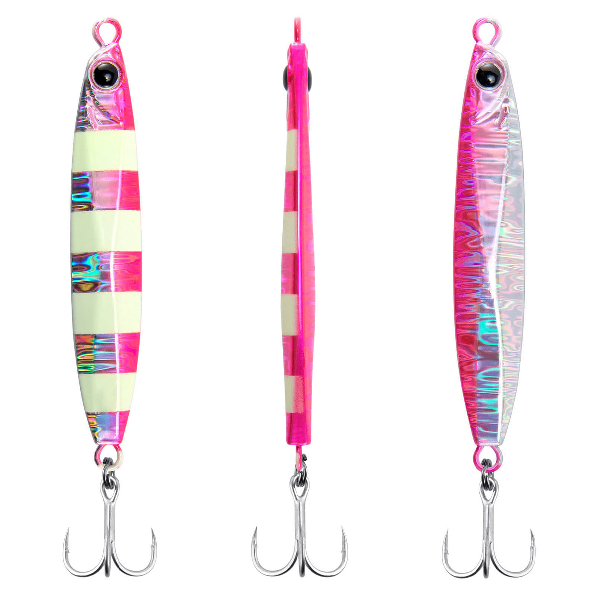 Dr.Fish saltwater glow vertical fishing jig with carbon steel hook