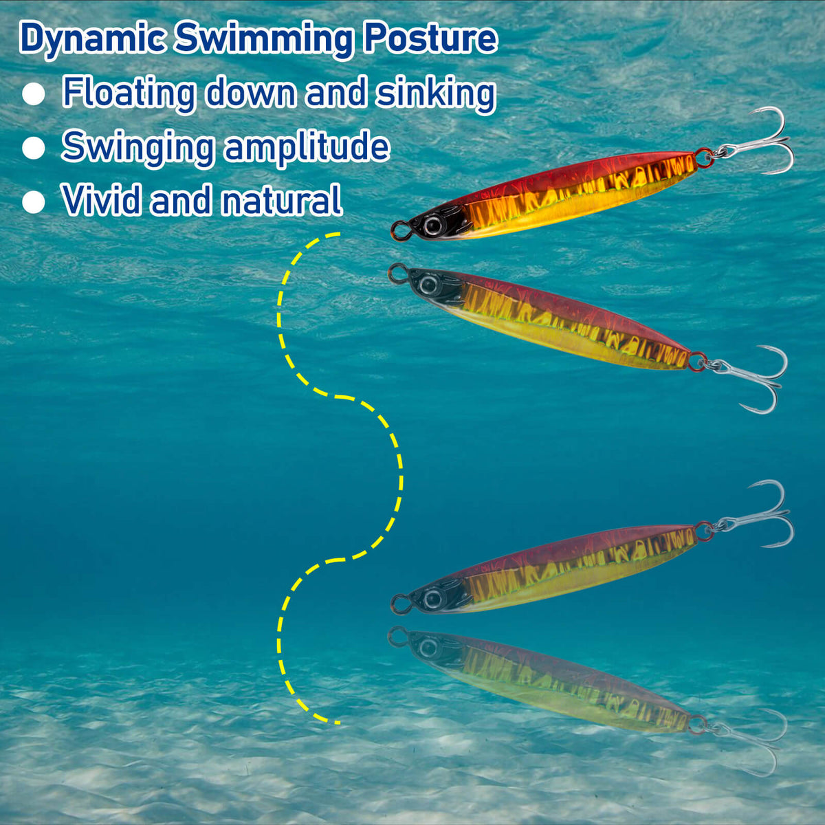 Dr.Fish glow in the dark saltwater fishing jig