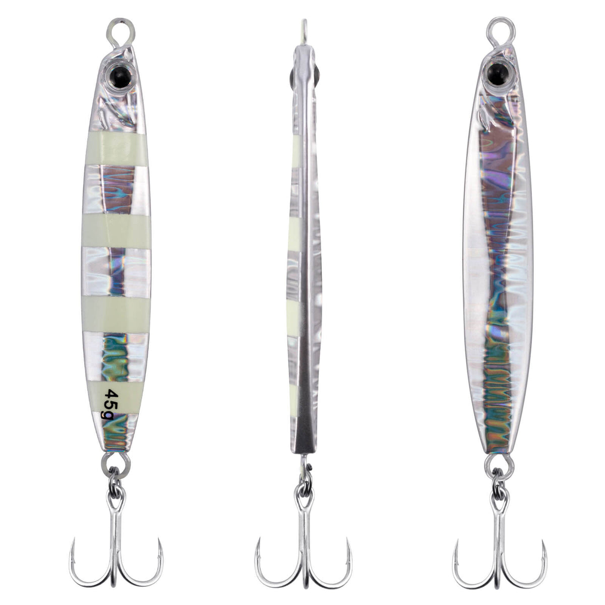 Dr.Fish saltwater fishing jig with fish-like eye and scale pattern