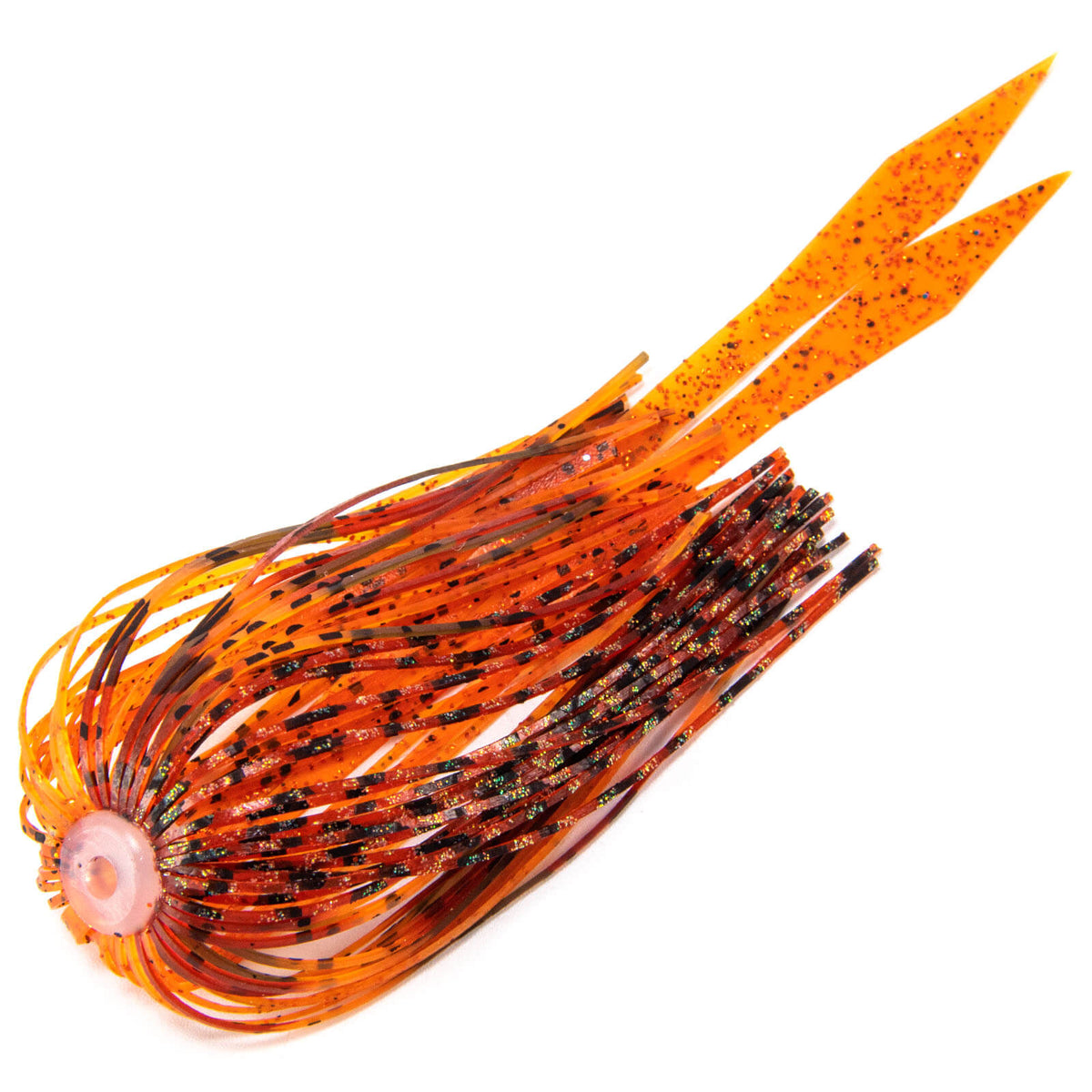 Dr.Fish 15pcs Replacement Jig Umbrella Skirts with Tail
