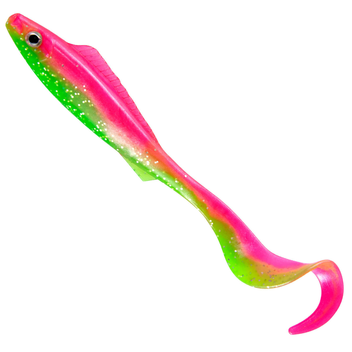 Dr.Fish 20pcs Grub Worm Soft Baits 3.7"