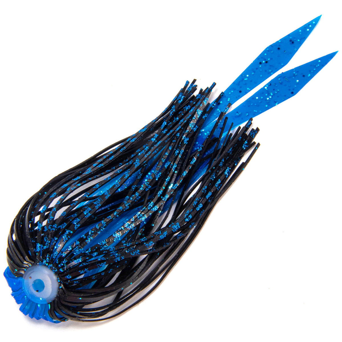 Dr.Fish 15pcs Replacement Jig Umbrella Skirts with Tail