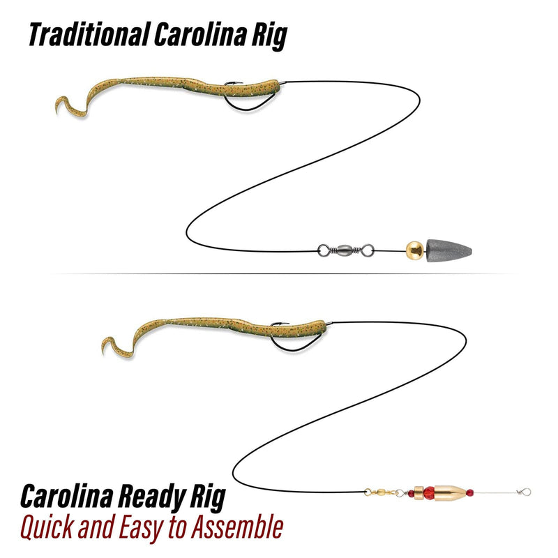 Dr.Fish 6pcs Carolina Rigs 1/8-1/2oz