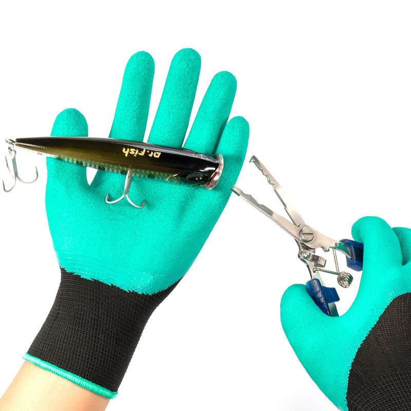 Dr.Fish Pair of Waterproof Fishing Gloves