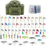 Dr.Fish Tackle Bag with 5 Boxes & 60 Lures Kit