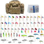 Dr.Fish Tackle Bag with 5 Boxes & 60 Lures Kit