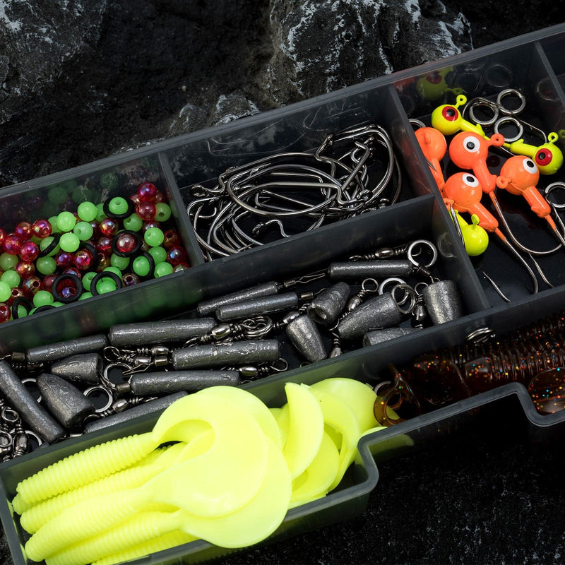 Dr.Fish 278pcs Bass Fishing Tackles Kit