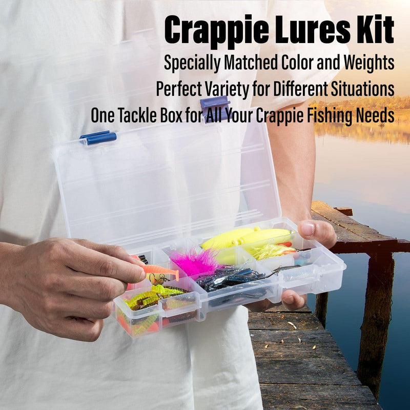 Dr.Fish 179pcs Crappie Tackles Lures Kit - Dr.Fish Tackles
