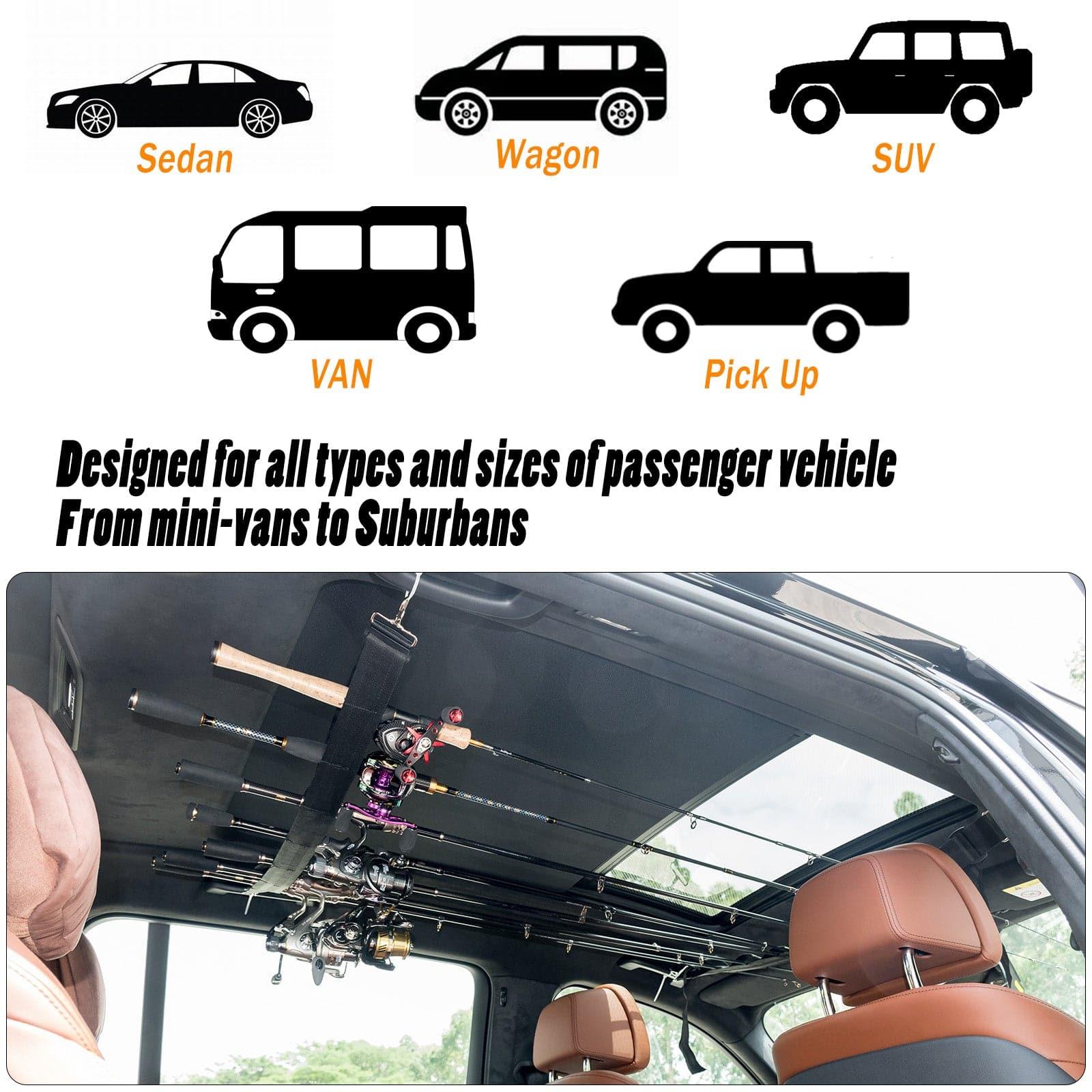 fishing pole holder for car