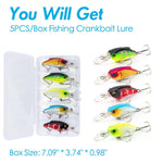 Dr.Fish 5pcs Crankbaits Lures Kit