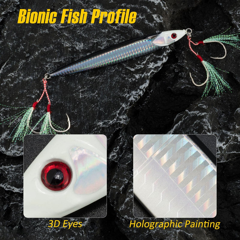 Dr.Fish 1pcs Fast Fall Vertical Jig