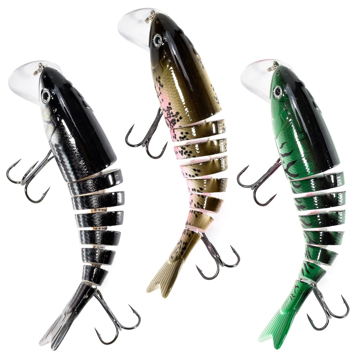 Dr.Fish 3pcs Multi Jointed Fishing Lures