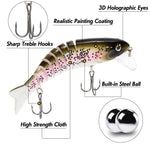 Dr.Fish 3pcs Multi Jointed Fishing Lures