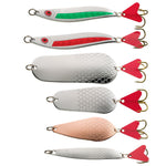 Dr.Fish 6pcs Flipper Tail Fishing Spoons