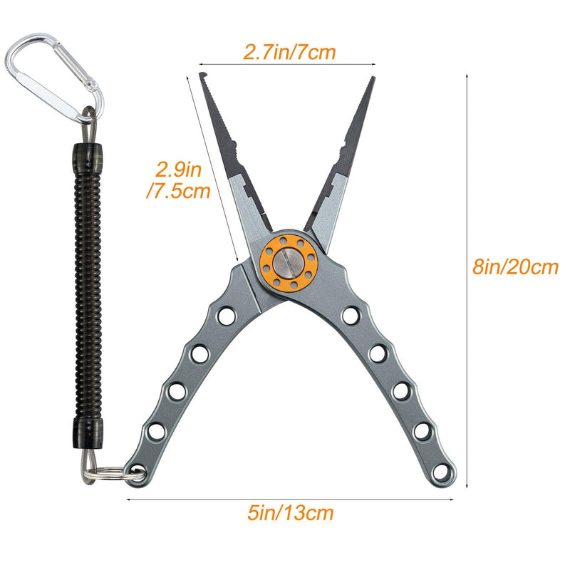 Dr.Fish Aluminum Fishing Plier 8in