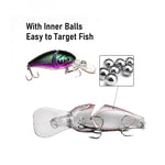 Dr.Fish 3pcs Jointed Crankbait 3.35'' 0.5oz