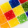 Dr.Fish 750pcs Faceted Acrylic Beads Kit 4/6/8mm