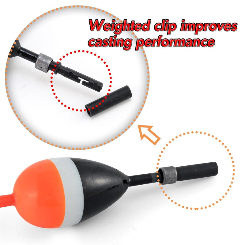 Dr.Fish 5pcs Weighted Steelhead Floats