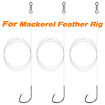 Dr.Fish 100pcs Sea Fishing Circle Hooks #4 to 5/0