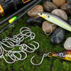 Dr.Fish 30pcs Inline Single Hooks #8 to 9/0