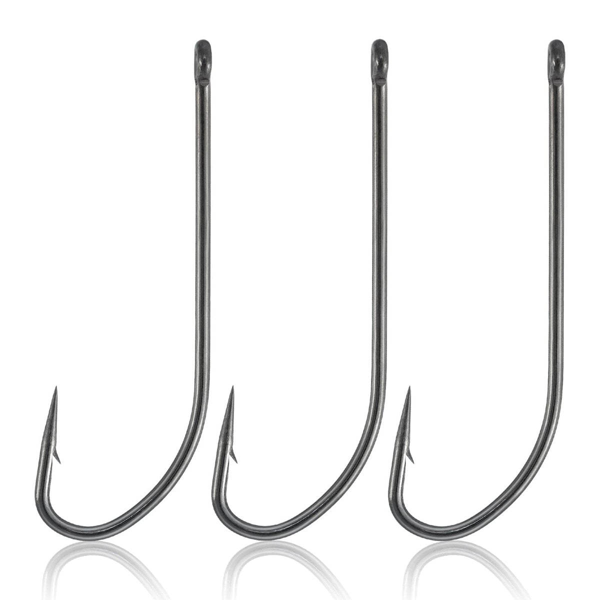 Dr.Fish 100pcs O'shaughnessy Hooks #10 to 10/0