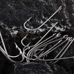 Dr.Fish 20/50pcs O'shaughnessy Hooks 1/0 to 10/0