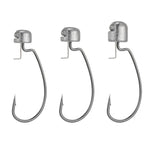 Dr.Fish 10pcs Ned Rig Jig Heads 3/32oz-3/16oz