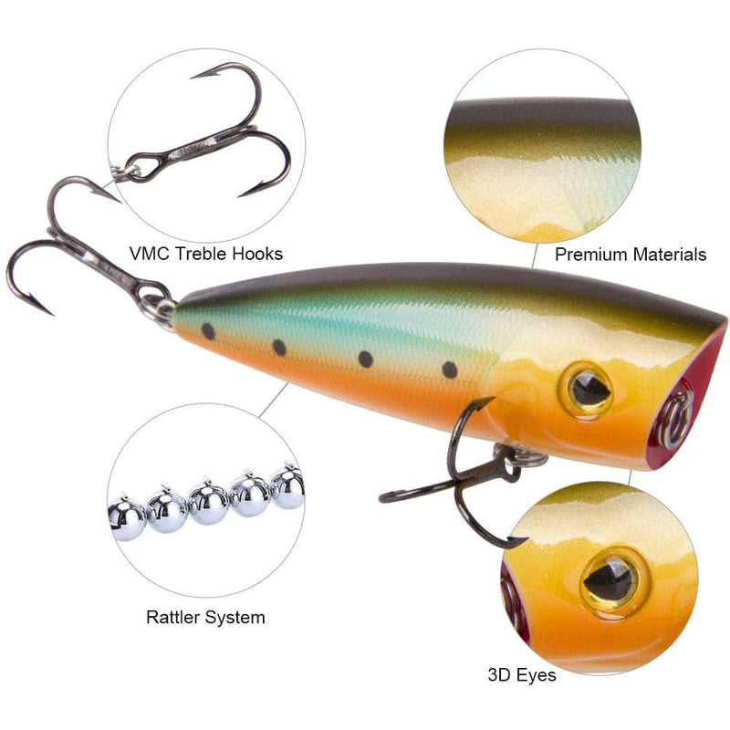 Dr.Fish Popper Lure 2.4‘’ - Dr.Fish Tackles