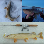 Dr.Fish 4pcs Ice Fishing Jigs 5/16oz