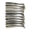 Dr.Fish 10pcs Paddle Tail Soft Baits 3''