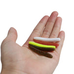 Dr.Fish 15pcs Ice Fishing Soft Worms 1.96''