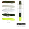 Dr.Fish 15pcs Ice Fishing Soft Worms 1.38''