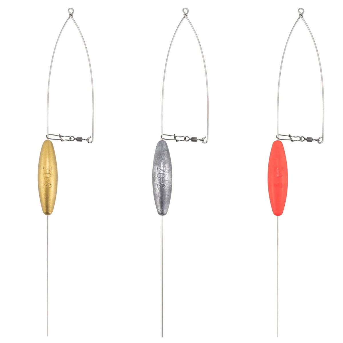 Dr.Fish 4pcs Bottom Bouncers for Walleye Rig