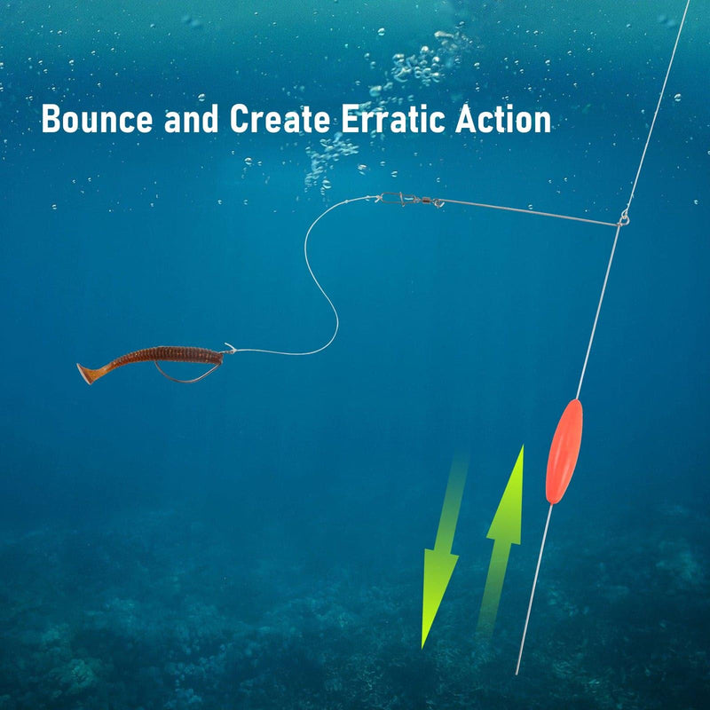 Dr.Fish 4pcs Bottom Bouncers for Walleye Rig
