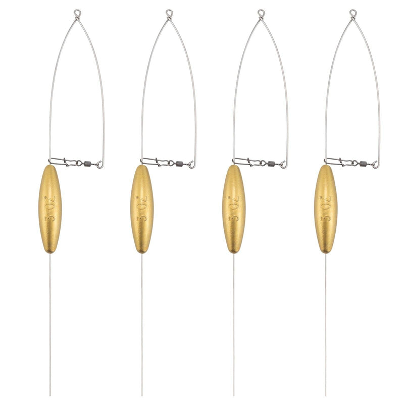 Dr.Fish 4pcs Bottom Bouncers for Walleye Rig