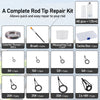 Dr.Fish 33pcs Rod Guide Repair Kit
